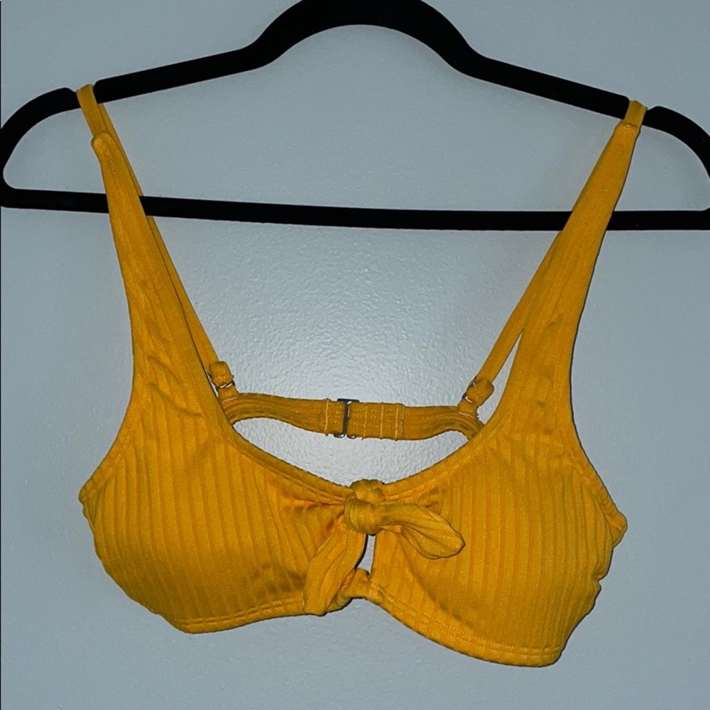 yellow bikini top